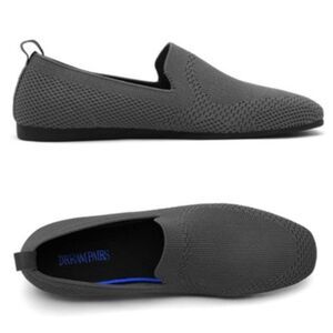 Dreampairs Recycled Slip On Round Toe Knitted Flats Women 7 Loafer Navy Blue New